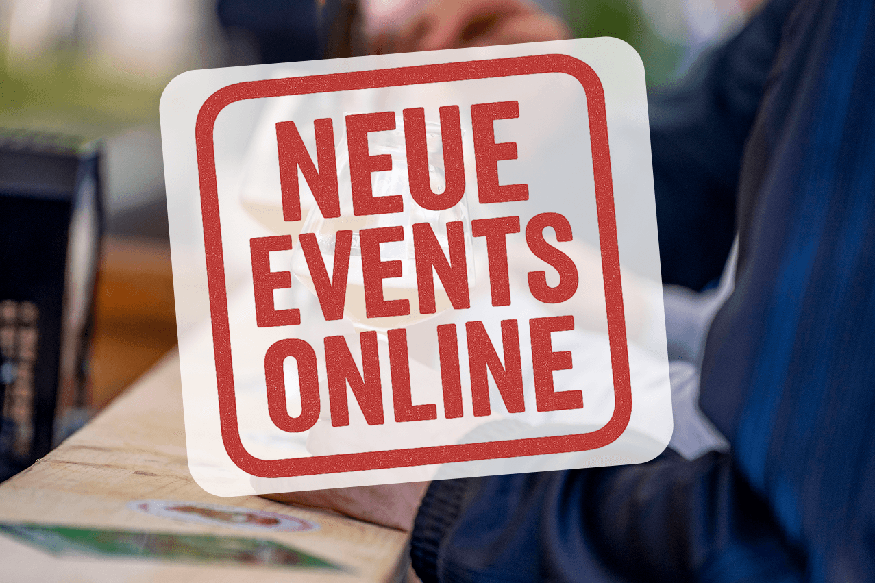 Neue Events online!