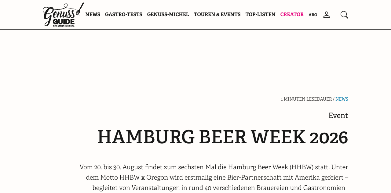 Hamburg Beer Week 2026